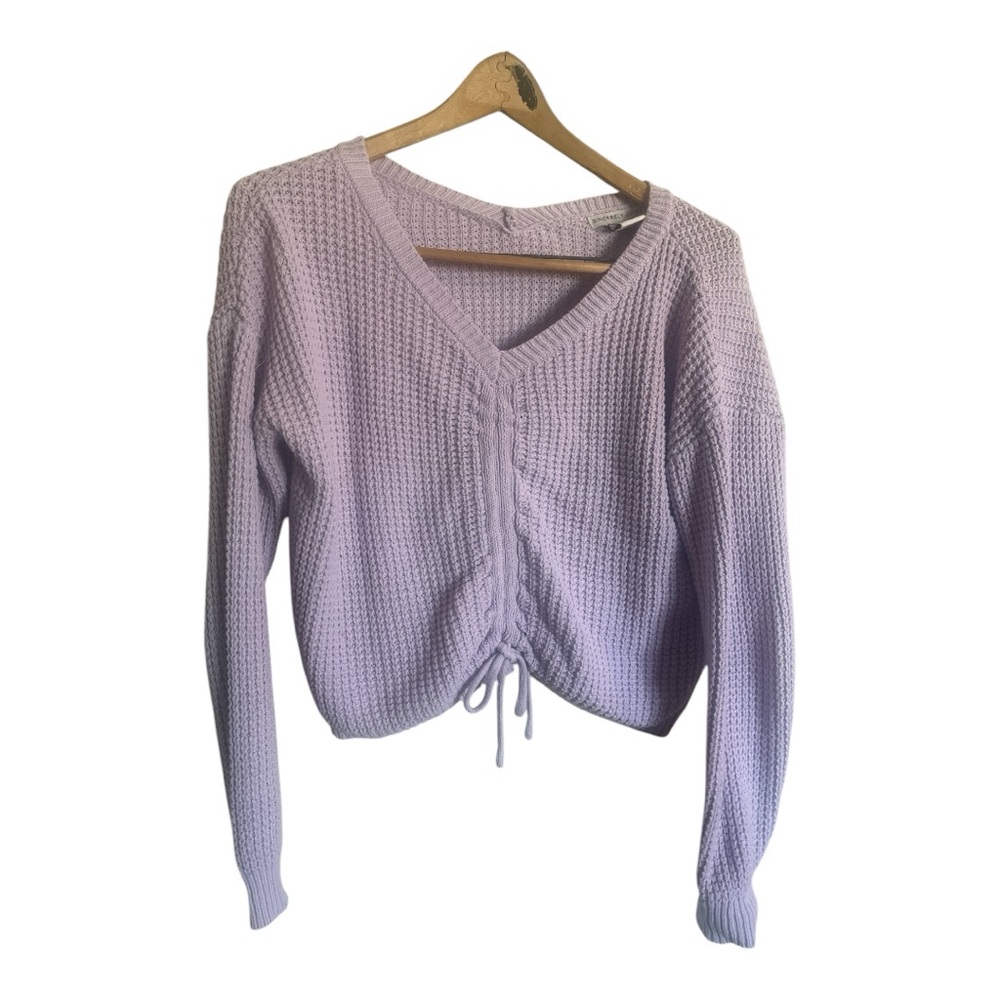 Sincerely Jules Lavender V-Neck Sweater